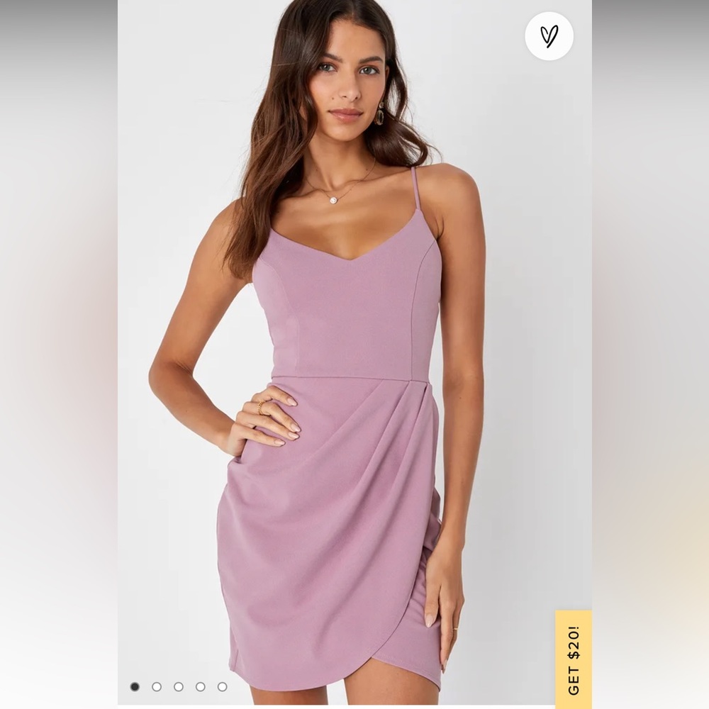 Mauve Pink Cocktail Dress. Never worn!